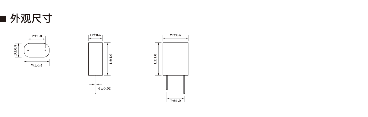 SM 系列产品尺寸与额定纹波电流条件